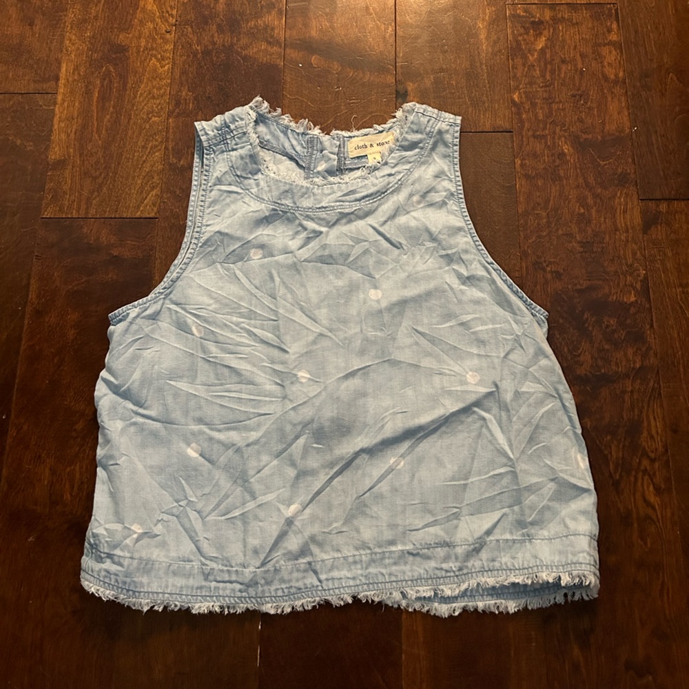 Anthropologie Cloth and Stone polka dot top - Picture 4 of 4